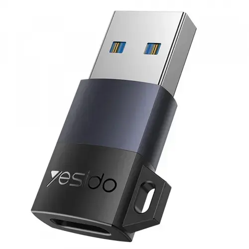 Adaptor Date si Incarcare USB-C - USB-A Yesido GS34 (Gri)