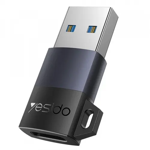 Adaptor Date si Incarcare USB-C - USB-A Yesido GS34 (Gri)