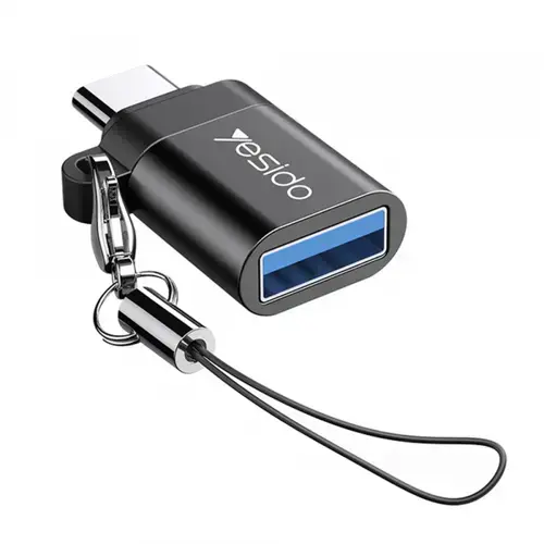 Adaptor OTG USB-C - USB-A Yesido GS06 (Negru)