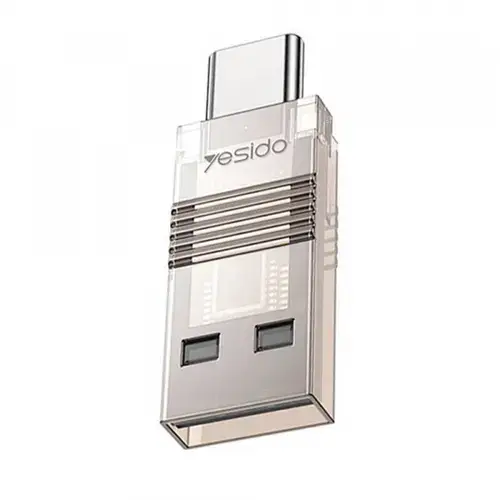 Cititor Card USB / USB-C Yesido GS21, microSD (Transparent)