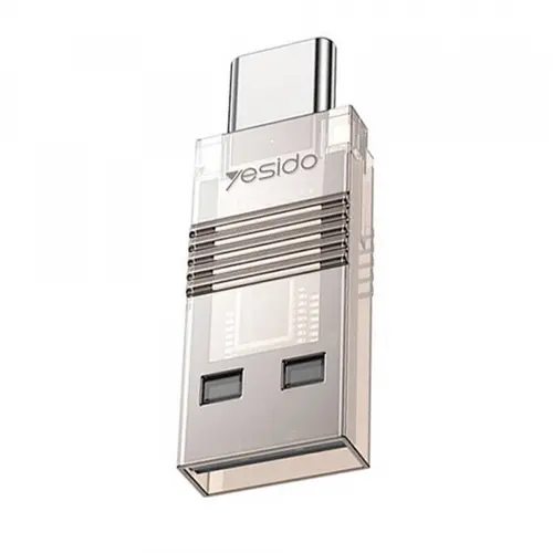 Cititor Card USB / USB-C Yesido GS21, microSD (Transparent)