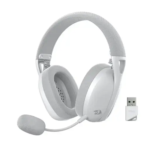 Casti Gaming Redragon IRE Pro, Bluetooth, USB (Gri/Alb)