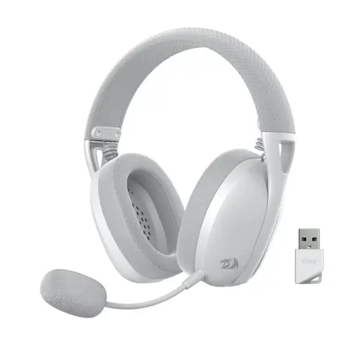 Casti Gaming Redragon IRE Pro, Bluetooth, USB (Gri/Alb)