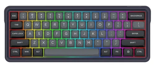 Tastatura Redragon Draconic V2, iluminare RGB, Wired, Wireless 2.4Ghz, Bluetooth (Negru)