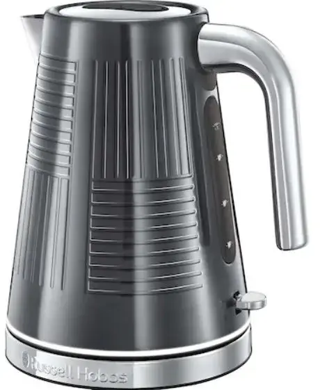 Fierbator apa Russell Hobbs Geo Steel 25240-70, 2400 W, 1.7 L, Fierbere rapida (Gri)