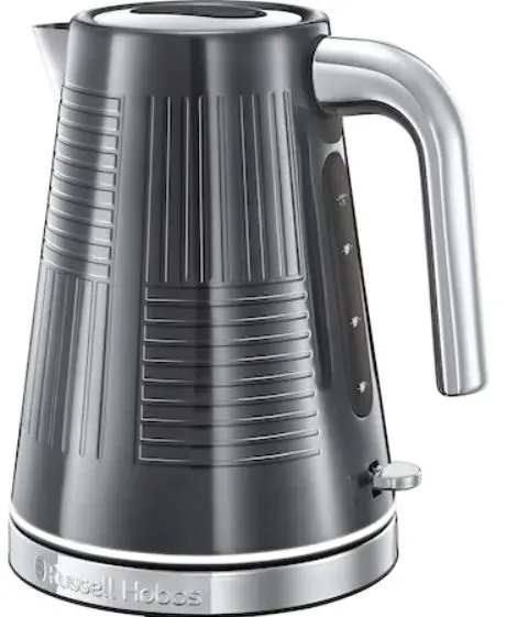 Fierbator apa Russell Hobbs Geo Steel 25240-70, 2400 W, 1.7 L, Fierbere rapida (Gri)