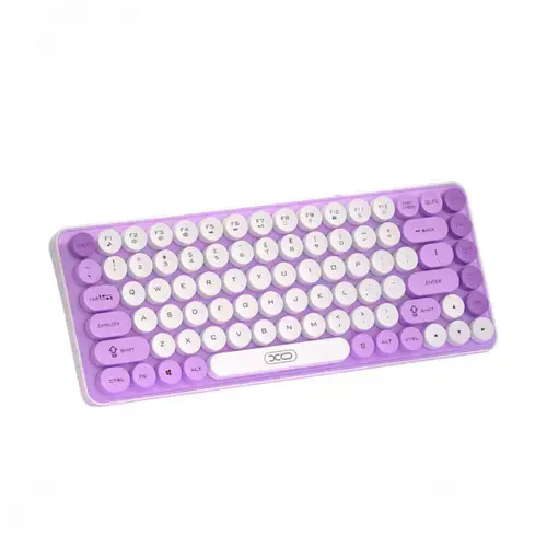 Tastatura XO Design KB-12, Bluetooth, Wireless 2.4Ghz (Mov/Alb)