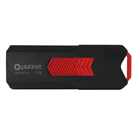SSD portabil Platinet PMFPPD1024, 1TB, USB 3.2 (Negru/Rosu)