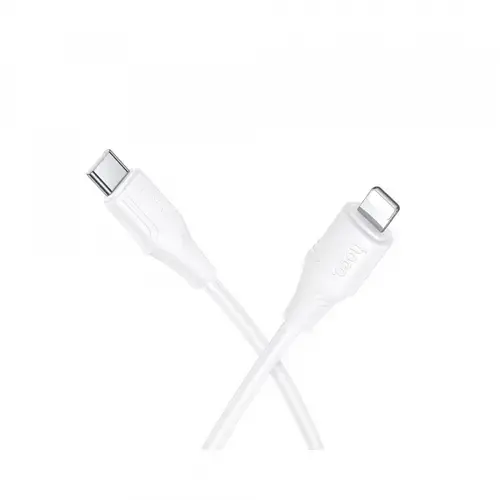 Cablu Date/Incarcare HOCO X124, USB-C - Lightning, 27W, 1m (Alb)