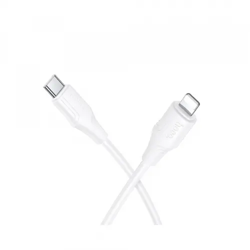 Cablu Date/Incarcare HOCO X124, USB-C - Lightning, 27W, 1m (Alb)