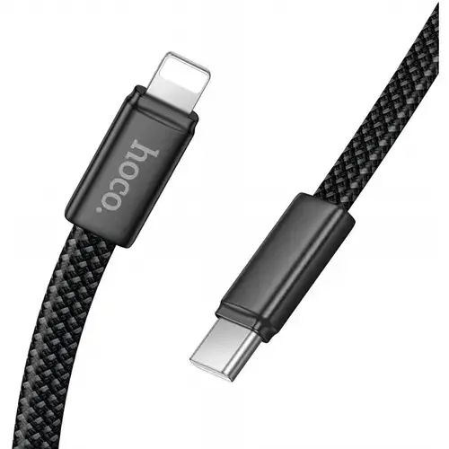 Cablu Date/Incarcare HOCO X125, USB-C - Lightning, 30W, 1m (Negru)