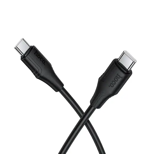 Cablu Date/Incarcare HOCO X124, USB-C - USB-C, 60W, 1m (Negru)