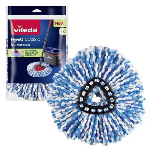 Rezerva mop rotativ pentru Vileda H2prO (Alb/Albastru)