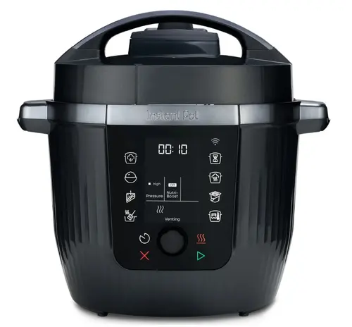Multicooker Instant Pot PRO MAX 5.7L, vas intern din Inox, 10 functii, control la distanta prin Wi-Fi, 1000-1200W (Negru)