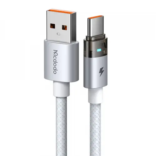 Cablu Date/Incarcare McDodo CA-6892, USB-A - USB-C, 66W, 1.2m (Alb)
