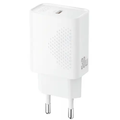 Incarcator Retea XO Design L162, 30W, 3A, 1 x USB-C (Alb)