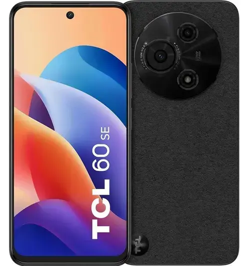 Telefon Mobil TCL 60 SE, Procesor Mediatek Helio G81 Octa-Core, IPS LCD Capacitive Touchscreen 6.7inch, 8GB RAM, 512GB Flash, Camera 50 MP, Wi-Fi, 4G, Dual Sim, Android (Negru)