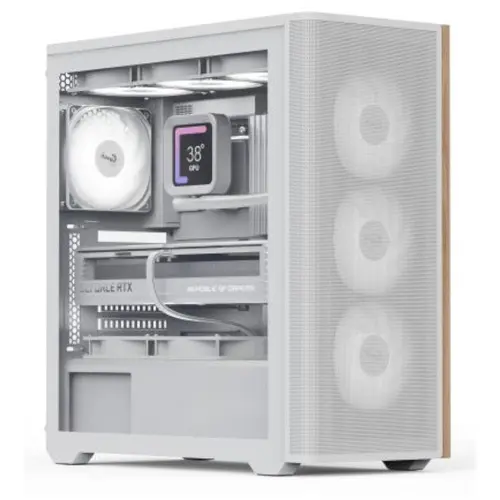 Carcasa Aerocool D501A V2, Middle Tower, Fara sursa (Negru)