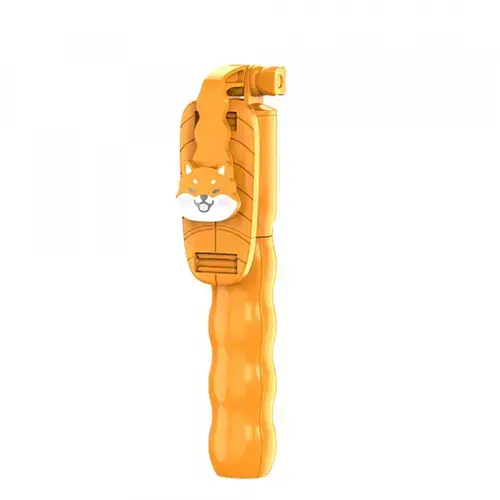 Selfie Stick Bluetooth Techsuit KT01, Universal (Portocaliu)