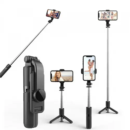 Selfie Stick Bluetooth Techsuit L11, Universal (Negru)