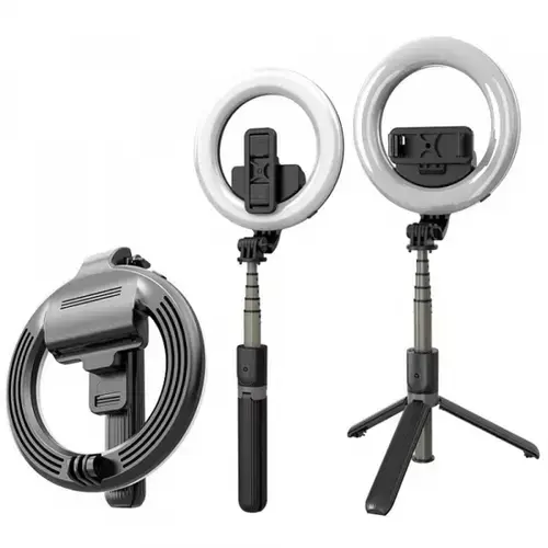 Selfie Stick Bluetooth Techsuit L07, Universal (Negru)
