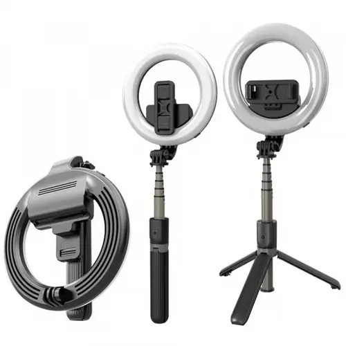Selfie Stick Bluetooth Techsuit L07, Universal (Negru)