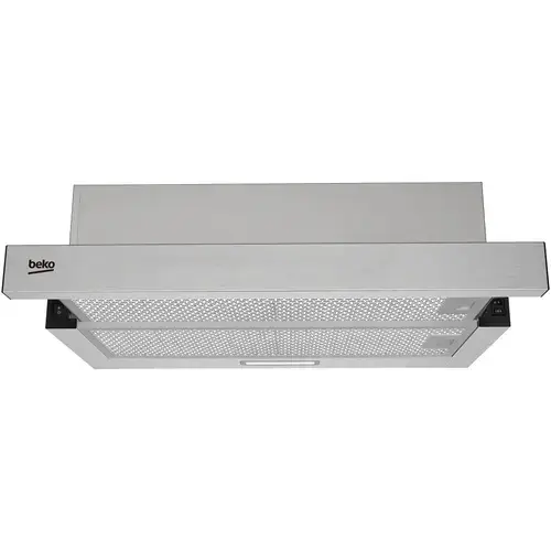 Hota incorporabila telescopica Beko HNT63322XH, Clasa B, 320 mc/h, Filtru metalic, 60 cm (Inox)