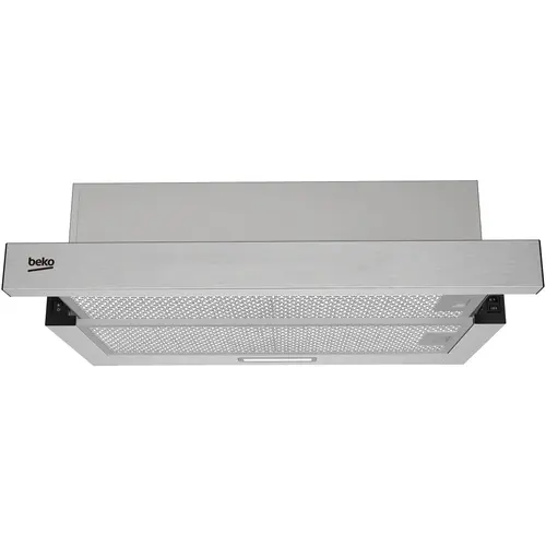 Hota incorporabila telescopica Beko HNT63322XH, Clasa B, 320 mc/h, Filtru metalic, 60 cm (Inox)