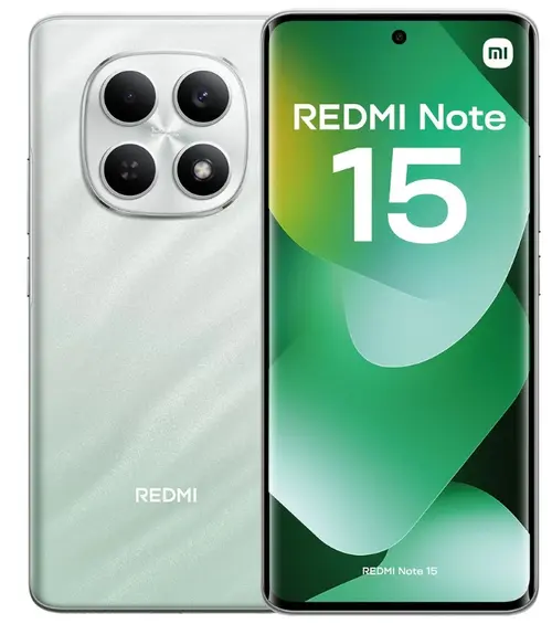 Telefon Mobil Xiaomi Redmi Note 15 4G, Procesor Mediatek Helio G100 Ultra Octa-Core, AMOLED 6.77inch, 6GB RAM, 128GB Flash, Camera Duala 108MP, Wi-Fi, 4G, Dual Sim, Android (Verde)