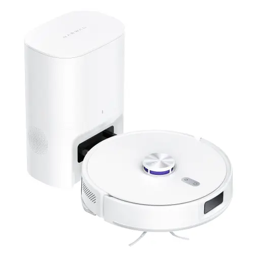 Aspirator robot Narwal Freo S, 8000 Pa,  Control aplicatie si vocal, Wi-Fi 2.4GHz, Navigare LDS, Autonomie 210 minute (Alb)
