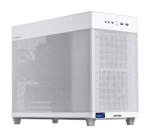 Calculator Sistem PC Gaming Actina KOMACNGIP0518 Mini Tower by ASUS, Procesor AMD Ryzen™ 7 8700F, 8 cores, 4.1GHz, 16MB, 1TB SSD, Wi-Fi, Bluetooth, NVIDIA GeForce RTX 5060 Ti 16GB GDDR7, No OS (Alb)