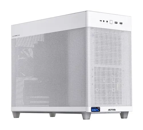 Calculator Sistem PC Gaming Actina KOMACNGIP0518 Mini Tower by ASUS, Procesor AMD Ryzen™ 7 8700F, 8 cores, 4.1GHz, 16MB, 1TB SSD, Wi-Fi, Bluetooth, NVIDIA GeForce RTX 5060 Ti 16GB GDDR7, No OS (Alb)
