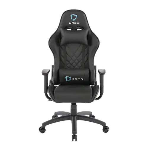 Scaun Gaming ONEX GX220 AIR, Max 125 kg, Spuma, Cadru metalic, PVC (Negru)