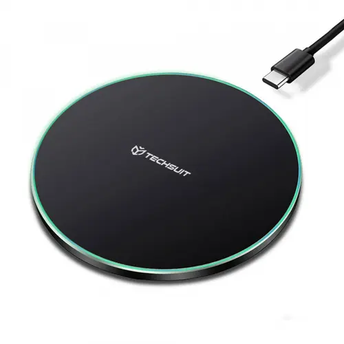 Incarcator Retea Wireless Techsuit CHWR031 Premium, 15W, 1.67A (Negru)