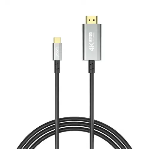 Cablu Audio/Video XO Design GB019 USB-C - HDMI, 1.8m (Negru)