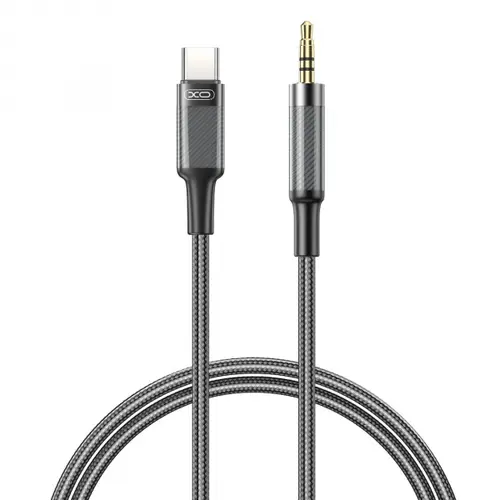 Cablu audio XO Design NB-R279B, USB-C - 3.5mm, 1m (Negru)