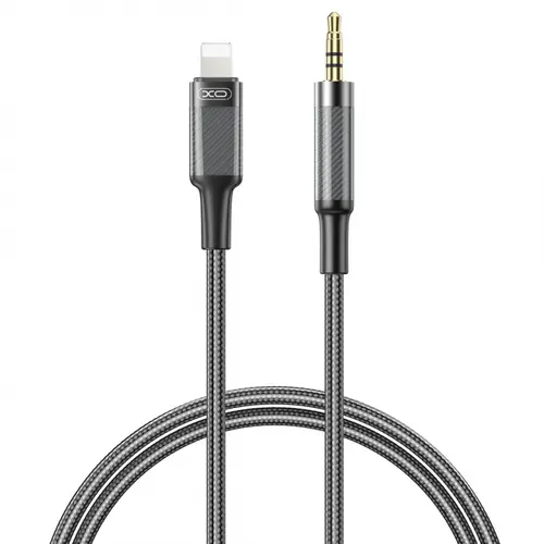 Cablu audio XO Design NB-R279A, Lightning - 3.5mm, 1m (Negru)