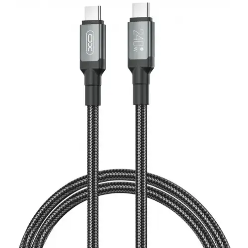 Cablu Date/Incarcare XO Design NB-Q264A, USB-C - USB-C, 240W, 1m (Negru)