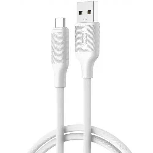 Cablu Date/Incarcare XO Design NB265, USB-A - USB-C, 18W, 1m (Alb)