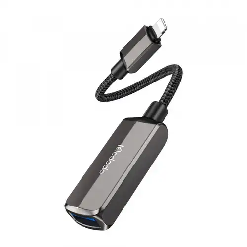 Adaptor McDodo CA-2690, Lightning - USB-A (Gri)