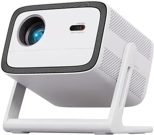 Videoproiector Xiaomi Wanbo Vali 1, 1080P, 900 ANSI lumeni, 12W, Wi-Fi, Android TV 11 Netflix Ready, HDMI, USB, AUX (Alb)