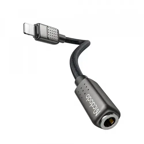 Adaptor audio McDodo CA-5010, Lightning - 3.5mm (Negru)