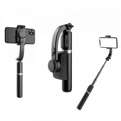 Selfie Stick Bluetooth Techsuit Q08, Universal (Negru)