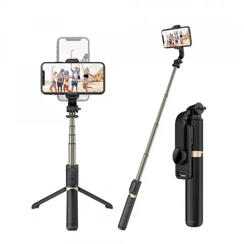 Selfie Stick Bluetooth Techsuit Q03, Universal (Negru)