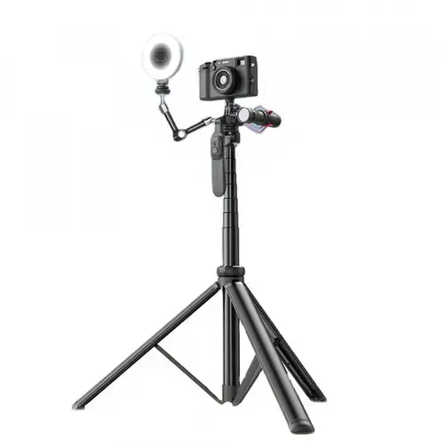 Selfie Stick Bluetooth Techsuit C05, Universal (Negru)