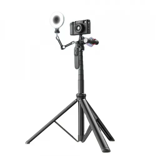Selfie Stick Bluetooth Techsuit C05, Universal (Negru)