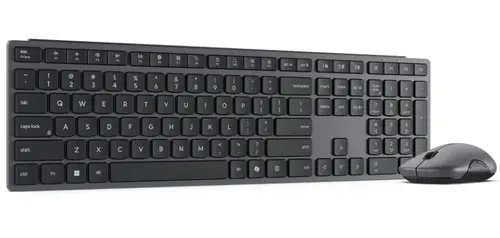 Kit tastatura si mouse Wireless LENOVO 700, USB, Bluetooth, Layout US INT (Gri)