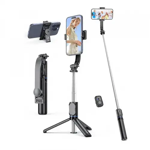 Selfie Stick Bluetooth Techsuit C01, Universal (Negru)
