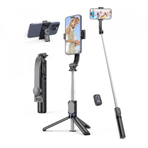 Selfie Stick Bluetooth Techsuit C01, Universal (Negru)