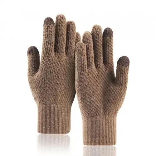 Manusi De Iarna Tactile Barbati Techsuit ST0013, Marime 22cm (Maro)